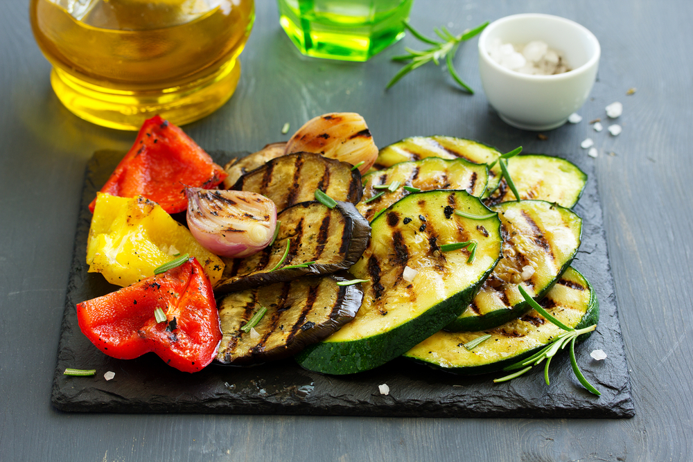 Hoeveel gegrilde groenten per persoon