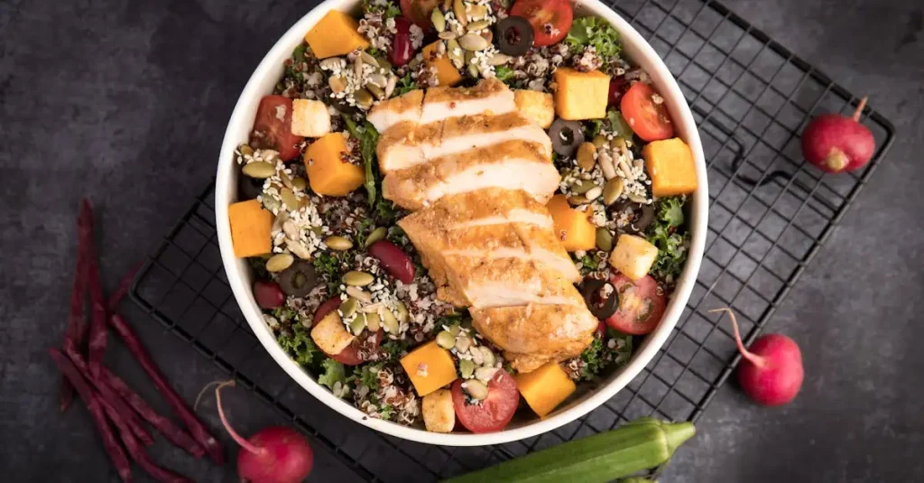 Hoeveel quinoa voor salade per persoon