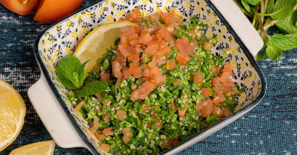 Hoeveel bulgur voor tabouleh per persoon