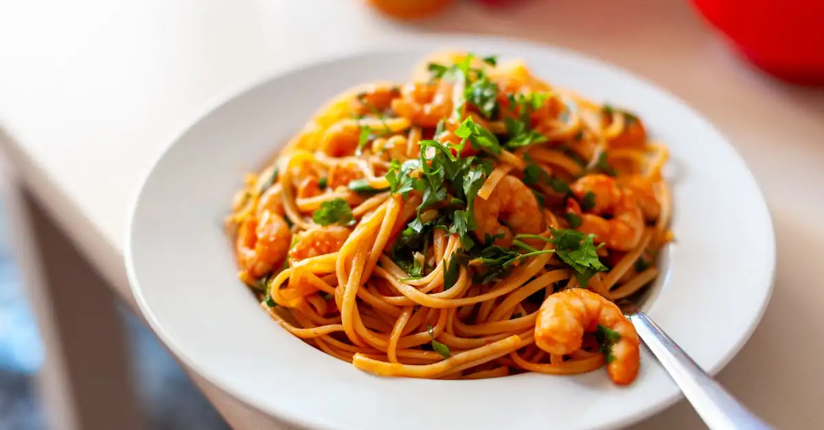Hoeveel garnalen per persoon (in pasta)